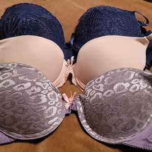 Set of 3bras